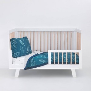 Little Unicorn Muslin Toddler Bedding Set - 1 of 4