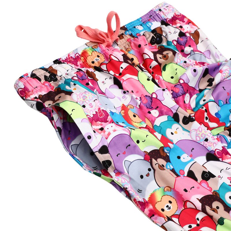 Squishmallows Collection Multi-Colored AOP Women's Sleep Pajama Pants, 2 of 3