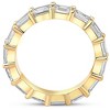Pompeii3 5Ct Emerald Moissanite Eternity Ring in 14k Yellow Gold - 4 of 4