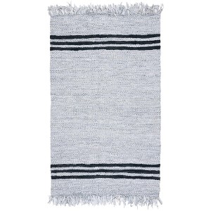 Vintage Leather W/ Fringes VTL702 Hand Woven Indoor Rugs - Safavieh - 1 of 4