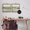 Stupell Industries Traditional Distant Farmhouse Field 2pc Floating Frame Art Set, Gold, 18" x 18" - 3 of 4
