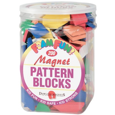 Dowling Magnets Pattern Block Set, 200 pc