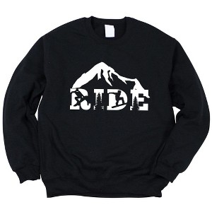 Simply Sage Market Women's Graphic Sweatshirt Ride Snowboard - 1 of 4