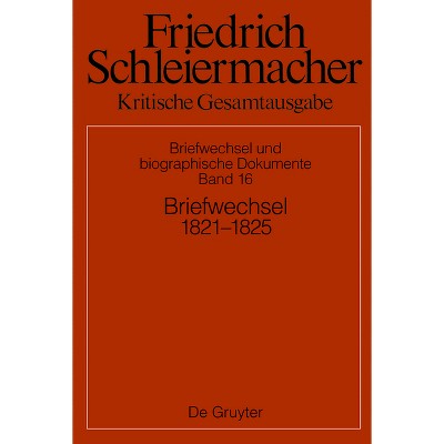 Briefwechsel 1821-1824 - by  Simon Gerber (Hardcover)