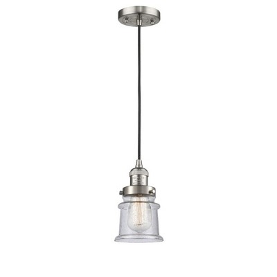 Canton - 1 Light Cord Hung Mini Pendant In Industrial Style-10 Inches Tall and 5.25 Inches Wide