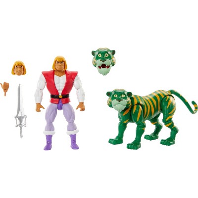 ゲーム・おもちゃ・グッズ Tiger of heman figure Mattel 2001 Green And Yellow Battlecat Tiger Toy He-Man
