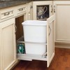 Rev-A-Shelf 5349 Series Double Pull-Out Cabinet Waste Container Trash Can with Soft Close - 2 of 4
