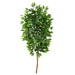 Nearly Natural 5-ft Artificial Ficus Tree (No Pot) - 1 of 4