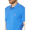 U.S. Polo Assn. Men's Classic Polo Shirt, Two-Button Closure Pique Polo Shirt, Summer Fashion Golf Shirt - 3 of 3