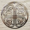 Slickblue Decorative Celtic Wall Art – Irish Steel Shamrock Leaf or Celtic Cross Design, 12", 5 Finishes - 2 of 4