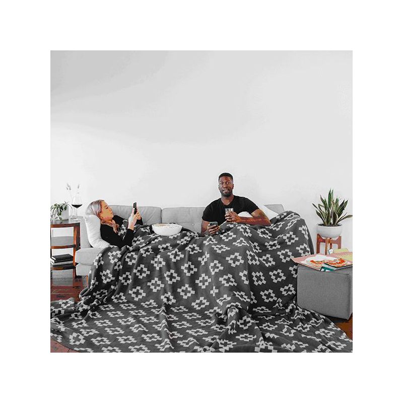 Big Blanket Co Premium Woven Blanket - 120x120 inches, 2 of 7