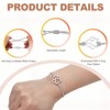 Unique Bargains Dog Cat Paw Bracelet Rope Bracelet Handmade Adjustable Strings - 3 of 4