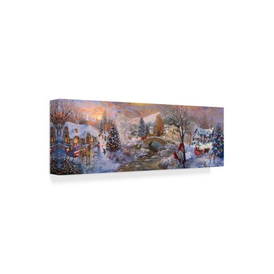 Trademark Fine Art -Nicky Boehme 'To Grandmas House We Go' Canvas Art