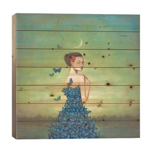 26" x 26" Metamorphosis in Blue Wood Print by Duy Huynh - iCanvas: Vintage & Contemporary Decorative Wall Art Panel - 1 of 3