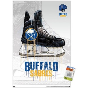 Trends International NHL Buffalo Sabres - Drip Skate 21 Unframed Wall Poster Prints - 1 of 4