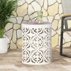 18'' WHITE SIDE TABLE - 4 of 4