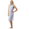 Casual Nights Women's Floral Embroidered/Lace Trim Sleeveless Nightgown - 2 of 3