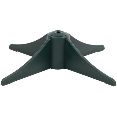 Green Plastic Foldable Christmas Tree Stand for Small Artificial Trees