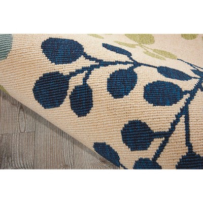 Ivory Bliss 27" Handmade Reversible Indoor/Outdoor Runner Rug