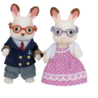 Calico Critters Toy Poodle Family, Set of 4 Collectible Doll Figures