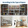 5 Tier Heavy Duty Steel Shelving Unit, 500 lbs Capacity Garage Storage Shelves with Adjustable Height, Metal Shelves,Industrial Shelves - 4 of 4