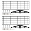2-Pack Garage Wall Shelves,Heavy Duty Floating Shelves, 150 Lbs Load Capacity Wall Mounted Garage Tool Organizer, Ideal for Shed, Black - 4 of 4
