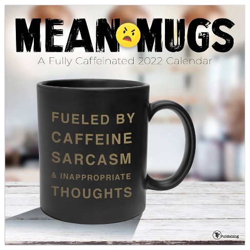 2022 Wall Calendar Mean Mugs - The Time Factory : Target