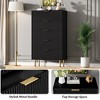 Zstar 5 Drawer Dresser with Wide Drawers, for Living Room, Closet, Hallway,Entryway - 4 of 4