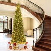 Tangkula 12 FT Pre-lit Artificial Christmas Tree Hinged Xmas Tree w/Quick Power Connector 2125 Branch Tips & 800 Warm White LED Lights - 4 of 4