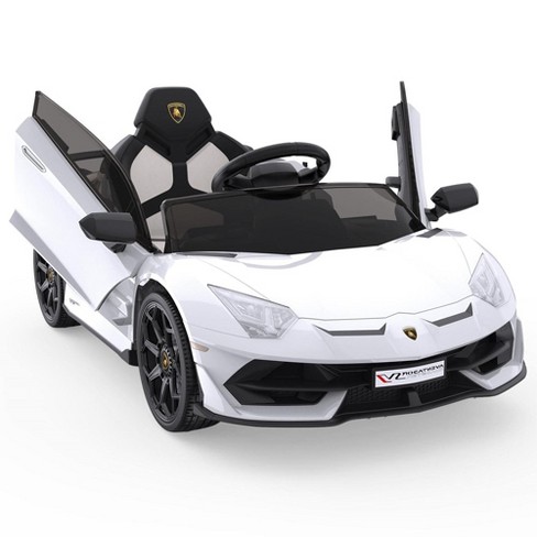 12V Ride Electric Car for Kids Licensed Lamborghini Vehicles Battery Powered Sports Car with Remote Control