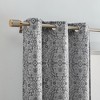 Elrene Berber Ikat Print Blackout Window Curtain Panel, Set of 2 - Elrene Home Fashions - 2 of 4