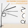 Itopfox LED Desk Lamp with Clamp, Eye-Caring Clip Light for Home Office, 3 Colors Full Brightness, Flexible Gooseneck USB Table Lamp - 4 of 4