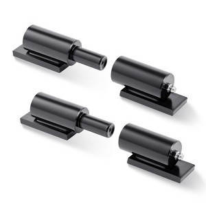 VEVOR Heavy Duty Gate Hinges, 2-Pack 7-Inch Barrel Gate Hinge, Weld On Hinges 900 lbs Load Capacity,Grease Zerk Fitting & Internal Ball Bearings,Black - 1 of 4