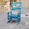 Flash Furniture Manchester Contemporary Rocking Chair, All-Weather HDPE Indoor/Outdoor Rocker - 4 of 4