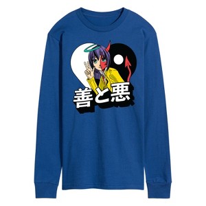 Men's - Instant Message - Good And Bad Long Sleeve Graphic T-Shirt - 1 of 4