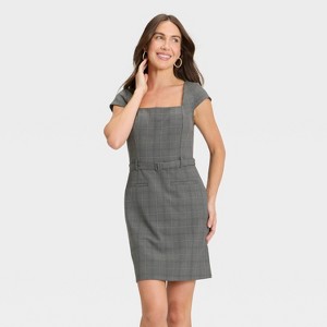 Women's Tailored Mini Dress - A New Day™ - 1 of 3
