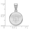 Black Bow Jewelry 14k White Gold New Orleans Privateers NCAA Medium Pendant - 2 of 3