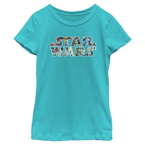 Girls Star Wars Epic Logo T Shirt - 1 of 4