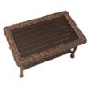 Jiallo Modern Concept Faux Sea Grass Resin Rattan Coffee Table - 4 of 4