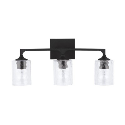 Capital Lighting Clint 3 - Light Vanity in  Black Iron