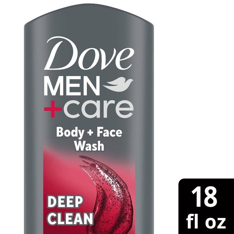 Dove Men+Care Deep Clean Micro Moisture Purifying Body Wash - 18 fl oz, 1 of 9
