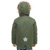 Rokka&Rolla Boys' Winter Coat with Faux Fur Hood Parka Jacket - 3 of 4