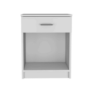 NicBex 18.6 inch Wide Nightstand with 1 Drawer,Modern Side Table with Metal Handle and Open Shelf,Bedside Table for Bedroom,Living Room - 1 of 4