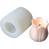 JDICTION 3D Tulip Flower Silicone Molds – For Candle Making, Handmade Soap, Fondant Chocolate Baking, Polymer Clay, Home Decoration - 3 of 4