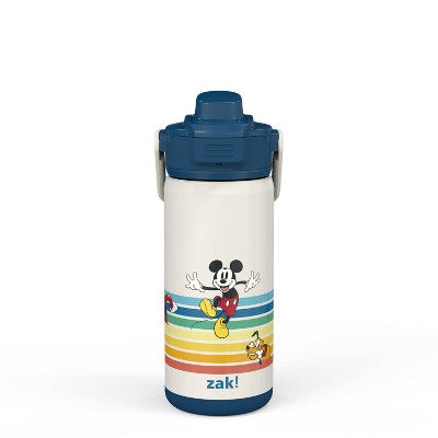 Zak Designs 14oz Stainless Steel Kids' Water Bottle with Antimicrobial Spout 'Disney Minnie Mouse