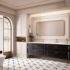 Rectangular Framed Tempered Glass Wall-Mounted Bathroom Vanity Mirror - 2 of 4