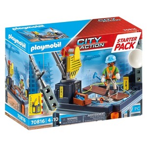 Playmobil City Action Construction Site Starter Pack 70816 - 1 of 4