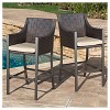 Riga Set Of 2 Bar Stool - Brown - Christopher Knight Home - image 2 of 4