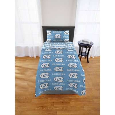 NCAA UNC Wilmington Seahawks Rotary Bed Set - Twin