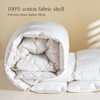Inhand Goose Feather Down Fiber Comforter - 100% Cotton Duvet Insert - Hotel Luxury Hypoallergenic Bedding Comforter All Season - 3 of 4